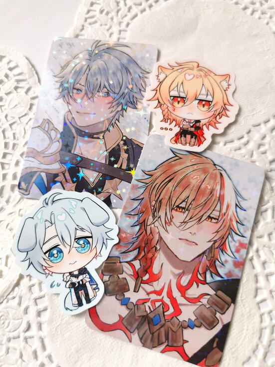 Hsr - Phainon &amp; Mydei Poca &amp; Sticker